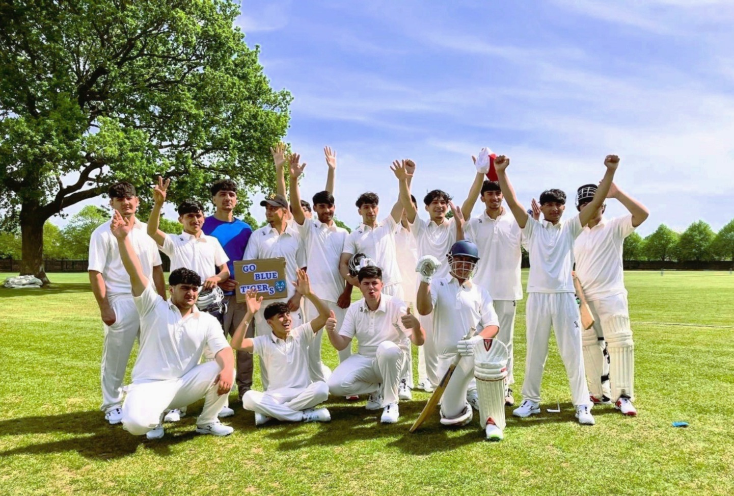 Well Done to the Blue Tigers Cricket Team